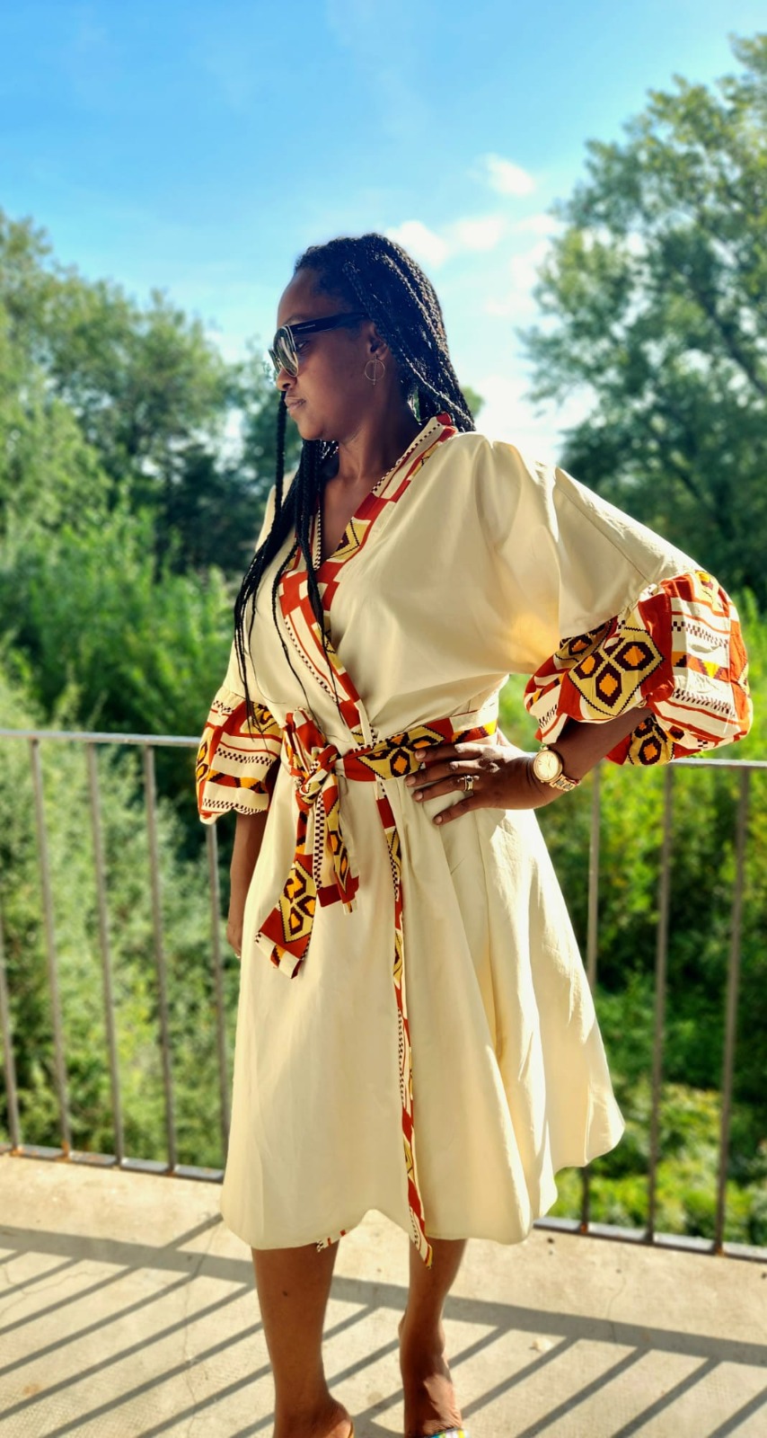 Robe Kimono Écrue